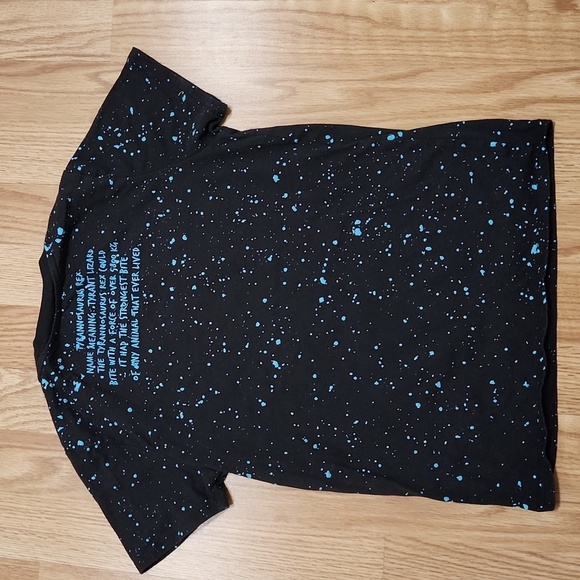 4 Boys Graphic Short Sleeve T-Shirts Set - Black, Blue, Gray Size Medium - Picture 5 of 9